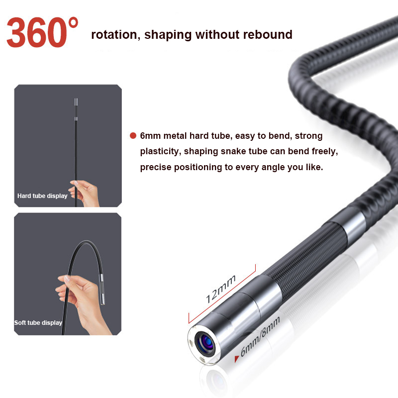 500W HD Pixel 3.9/6/8mm 5inch  - Endoscope Inspection Camera ulasan dan harga